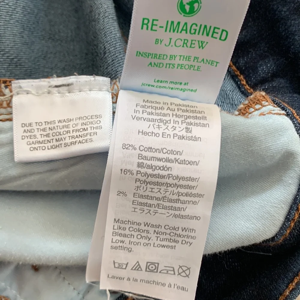 J. CREW hi rise skinny ladies jeans-size 27 VGUC 82% cotton 16% poly